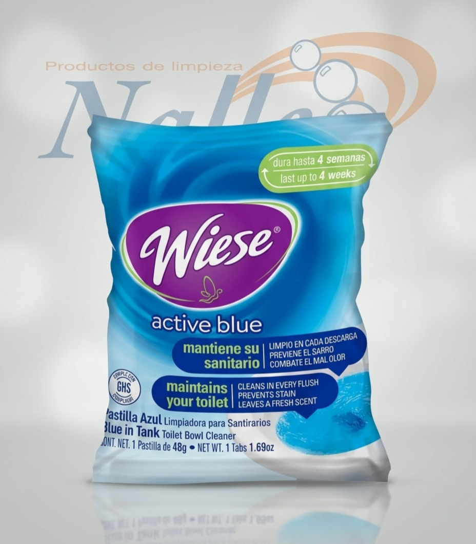 Pastilla Azul para WC Desinfectante Marca Wiese