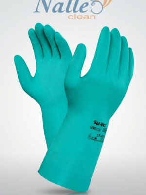 Guantes de nitrilo Solvex – Alta resistencia química y protección