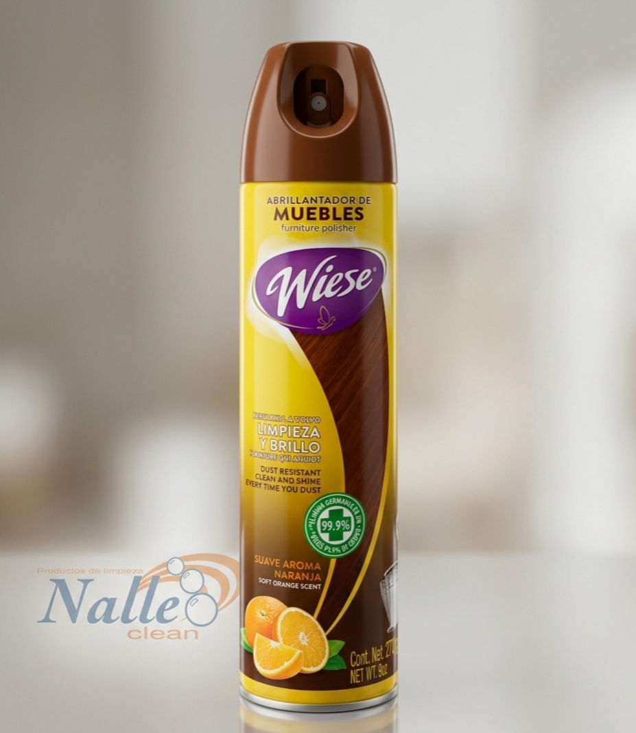 Lustrador de Muebles y Protector de Madera 454 ml Marca Wiese