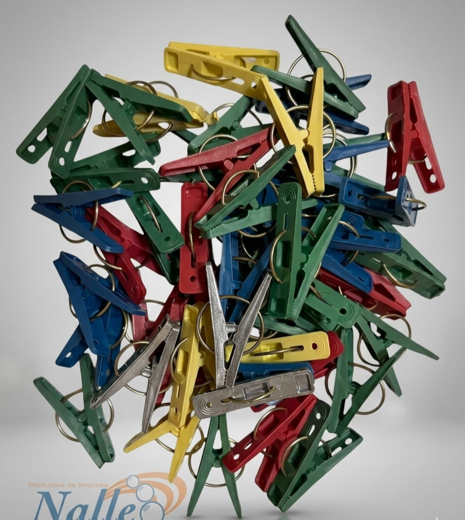 Pinzas para Ropa 50 pzs marca Aseo