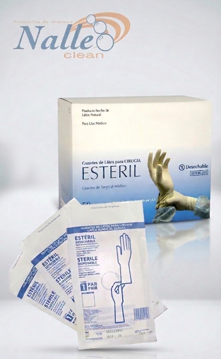 Guantes tipo cirujano Nalleclean
