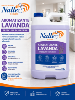 Aromatizante Ambiental Líquido Nalleclean