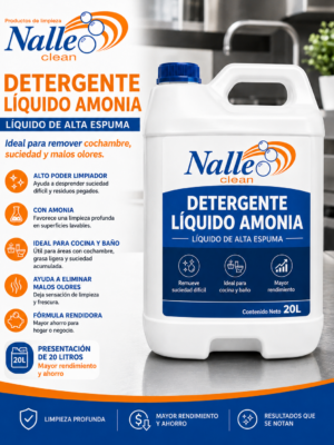 Detergente Liquido Amonia 20L